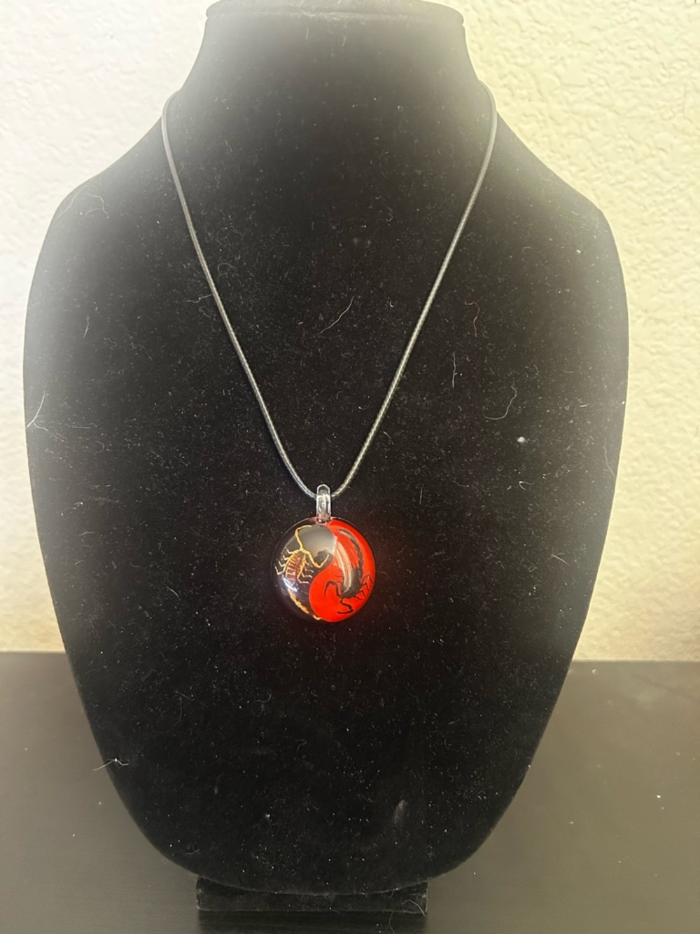 Scorpion Yin-Yang Pendant Necklace - Unbranded